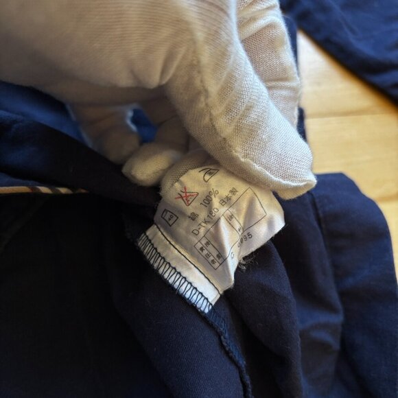 Vintage Burberrys Men’s Plaid Trim Pajama Top - L - Picture 12 of 12